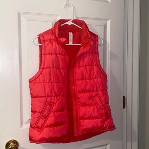 Hot Pink AerieFit Puffer Vest